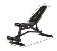 Tunturi Banc de musculation UB80, réglable négatif, appareil pour abdominaux, banc de fitness