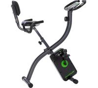 Tunturi Cardio Fit B25 X Bike Vélo d'appartement pliable / Vélo de fitness / Vélo d'appartement Vélo d'entraînement avec dossier +support de tablette et écran LCD - noir