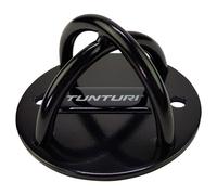 Tunturi Crochet mural 12 cm pour Suspension Trainer, Crochet de plafond Sling Trainer en acier pour jusqu'à 200 kg, noir