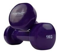 Tunturi haltères vinyle 2 x 1 kg violet Violet G