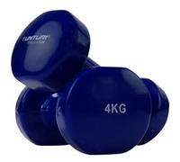 Tunturi haltères vinyle 2 x 4 kg bleu Bleu G