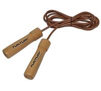 Tunturi Jumpropes Corde à Sauter Pro en Cuir Marron Brown 1