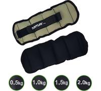Tunturi set de 2 poids à manchettes pour bras et jambes, 1 kg, poids pour poignets et cheville