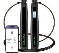 Tunturi Smart corde à sauter - Saut à la corde - Jumping Fitness - Longueur réglable - Réglable avec poignées en mousse douce pour la peau - approprié pour enfants et adultes