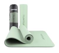 Tunturi Tapis de yoga épais 8 mm - Tapis de gymnastique antidérapant - Avec sangle de transport - Pour yoga et pilates - Tapis de sport 183 x 61 x 0,8 cm - Particulièrement confortable