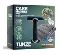 TUNZE Care Magnet Long I Nettoyeur d'aquarium pour vitres de 10 à 15 mm d'épaisseur I Design fin avec lame arrondie en acier inoxydable I Aimant anti-algues avec risque de rayures fortement réduit