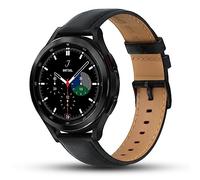 Tuocal Bracelet de rechange en cuir véritable, 22 mm, compatible avec Samsung Galaxy Watch 3, Galaxy Watch 46 mm, pour Huawei Watch GT 3 46 mm/3 Pro/GT 2, Gear S3, Lichee noir