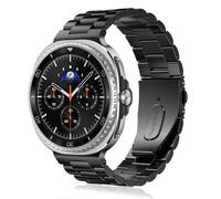 Tuocal Bracelet en acier inoxydable compatible avec Samsung Galaxy Watch 8 40 mm/44 mm/Classic 46 mm 2025 pour homme et femme, bracelet de rechange en métal pour Samsung Galaxy Watch 8