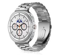 Tuocal Bracelet en acier inoxydable compatible avec Samsung Galaxy Watch 8 40 mm/44 mm/Classic 46 mm 2025 pour homme et femme, bracelet de rechange en métal pour Samsung Galaxy Watch 8