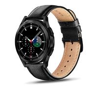 Tuocal Bracelet en Cuir Véritable 20mm Compatible avec Samsung Galaxy Watch 6/5/4 (40mm, 43mm, 45mm, 47mm) et Watch 5 Pro