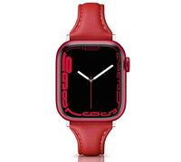 Tuocal Bracelet en Cuir Véritable Compatible avec Apple Watch 38 mm, 40 mm, 41 mm, 42 mm (Série 10), Bracelet de Rechange en Cuir Souple et Élégant pour iWatch Série 10, 9, 8, 7, 6, 5, 4, 3, 2, 1, SE