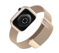 Tuocal Bracelet Milanese compatible avec Apple Watch 38 mm 40 mm 41 mm 42 mm 44 mm 45 mm, Bracelet en acier inoxydable avec maille magnétique pour homme femme pour Iwatch Series 7 6 5 4 3 2 1 SE