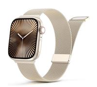 Tuocal Métal Bracelets Compatible avec Apple Watch 38mm 40mm 41mm 42mm(Series10), Sport Aimant Acier Inoxydable en métal Compatible pour iWatch Series 10 9 8 7 6 5 4 3 2 1 & SE Hommes Femmes