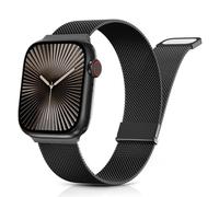 Tuocal Métal Bracelets Compatible avec Apple Watch 42mm(Series 3/2/1) 44mm 45mm 46mm, Sport Aimant Acier Inoxydable en métal Compatible pour iWatch Series 10 9 8 7 6 5 4 3 2 1 & SE Hommes Femmes