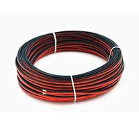 TUOFENG 20 awg Silicone Fil électrique 20 mètres [Noir 10 m Rouge 10 m] 2 conducteurs flexible Raccordement de calibre 20 Brins sans oxygène Brins Fil de cuivre étamé