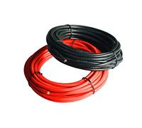 TUOFENG 8 awg Fil en silicone de 20 mètres [10 m noir et 10 m rouge] Fil électrique flexible et résistant aux hautes températures 8,37 mm² pour projets de bricolage et applications électriques
