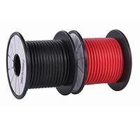 TUOFENG Fil 14 AWG, fil silicone souple et souple isolé 20 m [10 m noir et 10 m rouge] toron Résistance à haute température pour les applications RC, câbles de test, batterie de drones