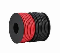 TUOFENG Fil 16 AWG, fil de silicone de 20 m Fil de cuivre étamé Souple et flexible Résistance à haute température 2 fils séparés 10 m Noir et 10 m Fil rouge pour imprimante 3D, cordons de test