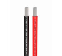 TUOFENG Fil de silicone de calibre 10 Fil de silicone 10 AWG 20 mètres [10 m noir et 10 m rouge] Flexible de câble en cuivre étamé