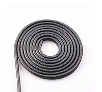 Tuokay 10M Protection Portiere Voiture, Acier à Ressort en U à L'intérieur, Pas Besoin de Coller, Protection en Caoutchouc de Port de Voiture (Noir)