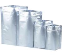 Tuokay 20PCS Ziplock Sachet Aluminium Alimentaire, Sacs Aluminium Alimentaire Rescellables, (31cm*21cm/26cm*18cm/24cm*17cm/22cm*15cm) 4 Tailles Sac de Conservation Alimentaire pour Réserve Alimentaire