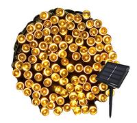 Tuokay, 22M Guirlande Solaire 200 LED 8 Jeux de Lumière Guirlande Lumineuse Idéal pour Fête, Mariage, Anniversaire et Jardin Extérieur (Blanc Chaud, 1 Pièce)