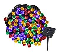 Tuokay 22M Guirlande Solaire 200 LED 8 Jeux de Lumière Guirlande Lumineuse Idéal pour la Décoration de Jardin Gazebo Patio Cour Clôture Extérieur (Multicolore)