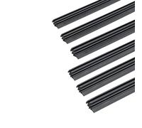 Tuokay, Essuie Glace 28 '', Bandes de Caoutchouc Spéciales pour Le Balai D'essuie-glace Plat, 2 Pièces * 3 Tailles (700 mm/ 650 mm/ 450 mm) pour 2 Essuie-glaces Avant et Essuie-glace Arrière