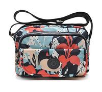 tuokener Petit Sac Bandouliere Femme Sac à Main Tissu Bandoulière Femmes Imperméable Saccoche Fille Pour Voyage,Rouge