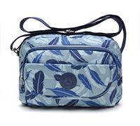 tuokener Petit Sac Bandouliere Femme Sac à Main Tissu Bandoulière Femmes Imperméable Saccoche Fille Pour Voyage,Bleu