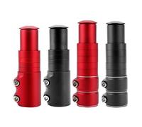 TUOKLNC Extension de tige de fourche de vélo en alliage d'aluminium pour VTT, vélo de route, extension de tige sans filetage de 28,6 mm (argenté, 124 mm)