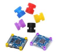 TUOKLNC Lot de 10 boules d'amortissement anti-vibrations M2/M3 en silicone pour contrôleur de vol F4 F7, support d'amortisseur souple pour drone de course FPV Quadrirotor - Pièces de stabilisation