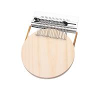 TUOKLNC Métier à repriser en métal et outil de tissage, machine de réparation portable pour chaussettes et vêtements, petit kit de bricolage avec crochets pour de belles coutures et réparation de