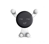 TUOKLNC Support de téléphone de voiture pour grille d'aération - Support universel à clip pour iPhone Samsung et Xiaomi, rotation à 360 °, crochet à une main pour tous les téléphones de 4 à 7 pouces