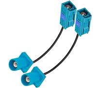 TUOLNK 2 Pack 6 pouces RF Pigtail Fakra Z Femelle Jack à Fakra Z Fiche Mâle Câble D'extension D'antenne GPS Câble Coaxial RG174