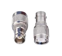 TUOLNK Adaptateur coaxial BNC vers TNC TNC mâle vers BNC femelle connecteur coaxial RF pour câble d'extension d'antenne Wifi 2 pièces