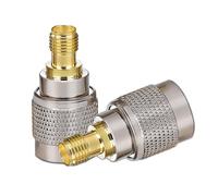 TUOLNK Adaptateur SMA Femelle vers TNC Mâle Connecteur Coaxial pour Routeur d'Antenne - 2 Pièces