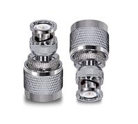 TUOLNK BNC mâle vers UHF PL259 adaptateur coaxial RF mâle SO239 fiche mâle vers BNC mâle connecteur coaxial pour câble d'extension 2 pièces
