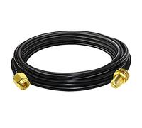 TUOLNK Câble coaxial SMA mâle à SMA femelle RG58 câble d'extension d'antenne WiFi 5 M (16,4 pi) 2G 3G 4G LTE câble coaxial RF à faible perte