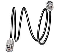 TUOLNK Câble de raccordement BNC vers UHF RG58 Prise mâle BNC vers PL259 SO239 Câble d'extension Jack femelle 3.3ft (1M) pour câble coaxial CB Radio PL 259 vers BNC Pigtail