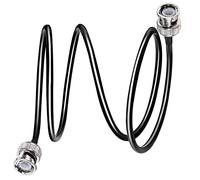 TUOLNK Câble d'Extension BNC RG58 Mâle à Mâle - Cavalier à Faible Perte 50 Ohms - Câble Coaxial Radio CB 3,3 Pieds (1 M) - Antenne Wifi Pour Talkie-Walkie Radio Bidirectionnel