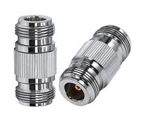 TUOLNK Connecteur coaxial N Femelle à N Femelle coupleur Femelle à Femelle de Type N Adaptateur coaxial RF pour analyseur de câble d'extension d'antenne WiFi 2 pièces