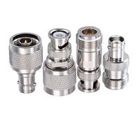 TUOLNK Kit N-Type BNC Adapteur Masculin-Féminin - 4 Pièces Connecteurs RF Coaxiaux pour Antenne WiFi