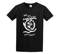 TuoMilky Aldous Huxley - Brave New World 1St Edition Cover Literature Unisex 100% Cotton Short-Sleeve T-Shirts Black XXL