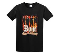TuoMilky Bone Thugs-N-Harmony Unisex 100% Cotton Short-Sleeve T-Shirts Black XXL
