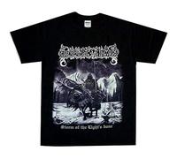 TuoMilky Dissection Storm of Lights Bane Shirt Black Death Metal Ofc Unisex 100% Cotton Short-Sleeve T-Shirts Black XXL