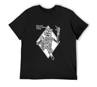 TuoMilky Forward Observations Group Skeleton Gbrs Punk Horror Skull Unisex 100% Cotton Short-Sleeve T-Shirts Black XL