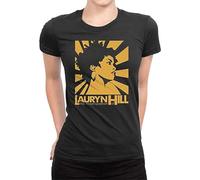 TuoMilky Good Come from Women's Lauryn Hill Art Unisex 100% Cotton Short-Sleeve T-Shirts Black L