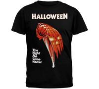 TuoMilky Halloween Night He Came Home Unisex 100% Cotton Short-Sleeve T-Shirts Black L