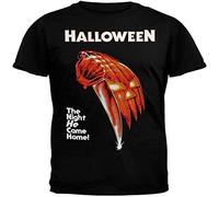 TuoMilky Halloween The Night He Came Home Unisex 100% Cotton Short-Sleeve T-Shirts Black S